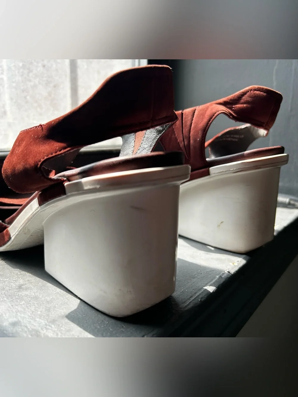 Camper Suede Sandals in Ivy Brown